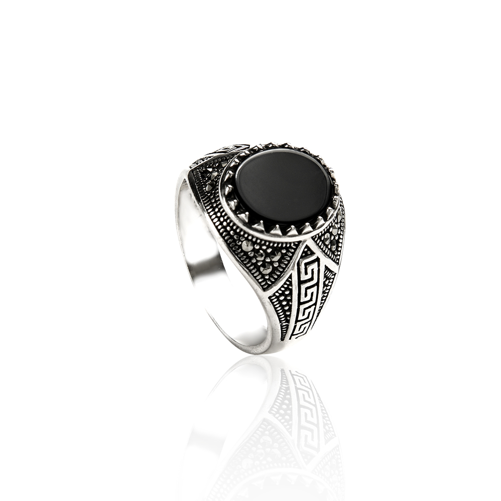 Onyx stone with Versace design with makzit stone silver 925 - www ...